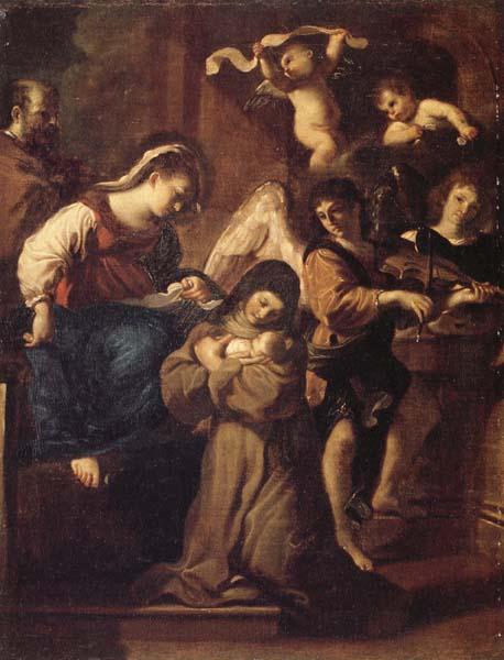 Giovanni Francesco Barbieri Called Il Guercino The Vistion of St.Francesca Romana